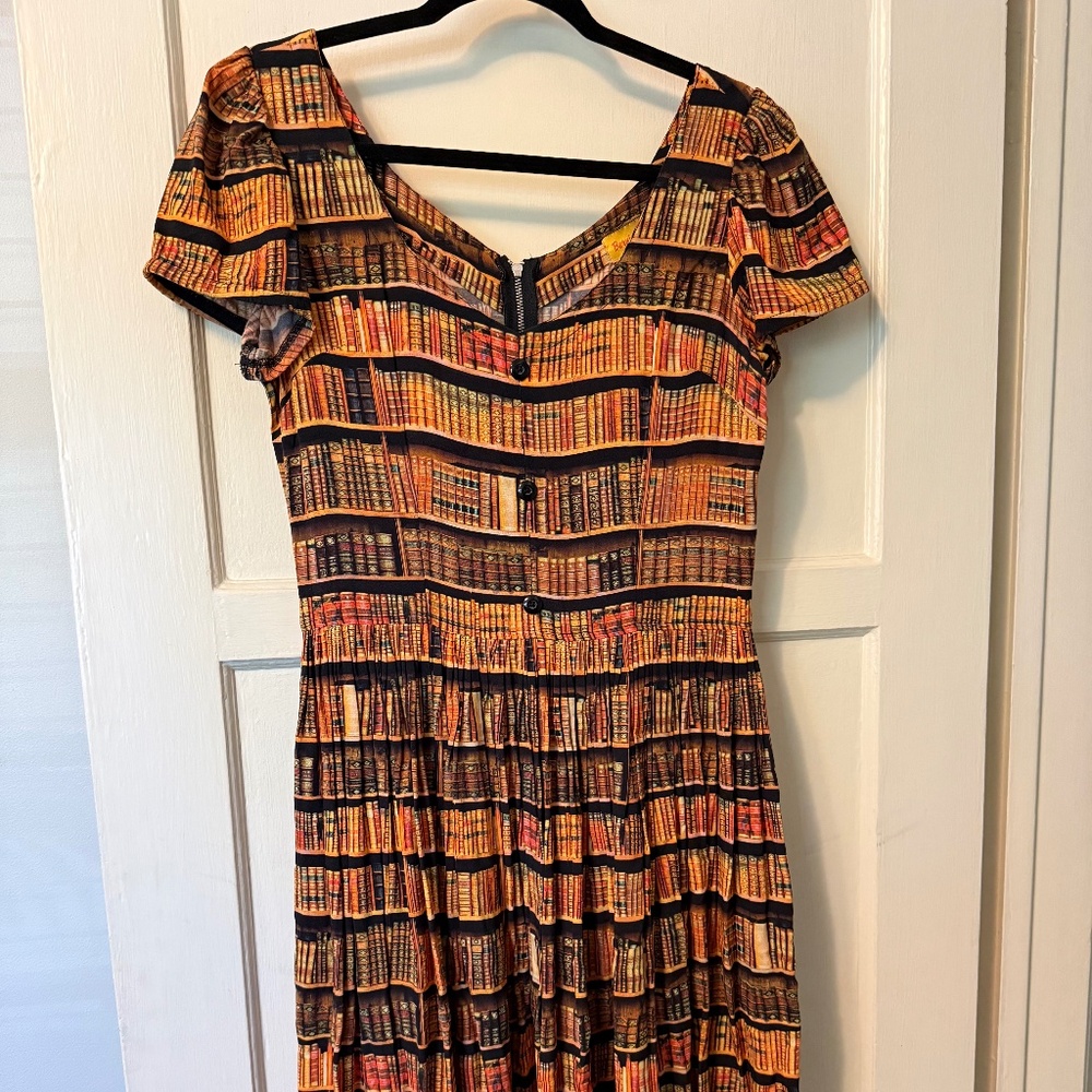 Bernie Dexter library book dress
